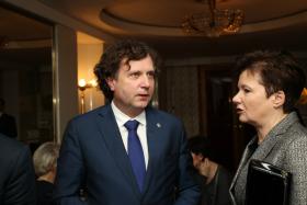 Jacek Karnowski i Hanna Gronkiewicz-Waltz.