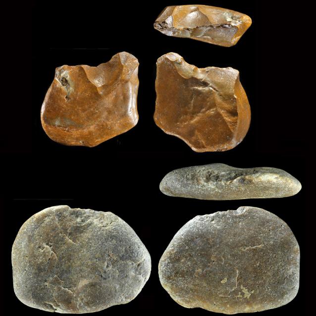 Narzędzia z kamienia w kopalni złota