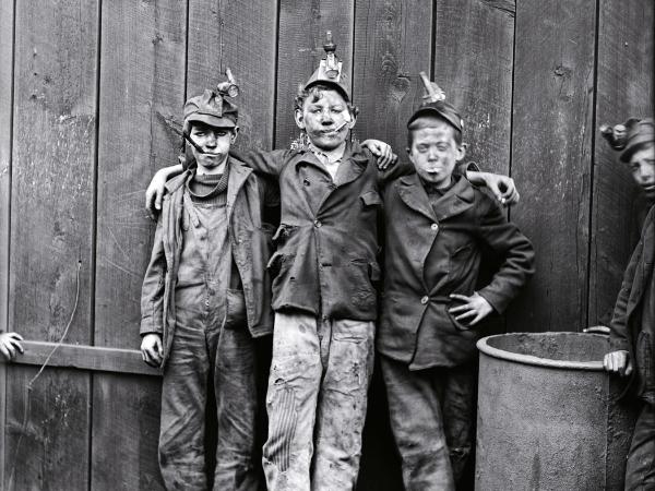Chłopcy z kopalni węgla w Pensylwanii, 1890 r.