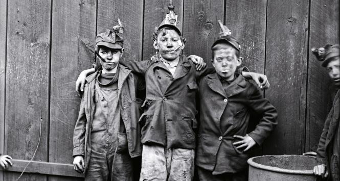 Chłopcy z kopalni węgla w Pensylwanii, 1890 r.