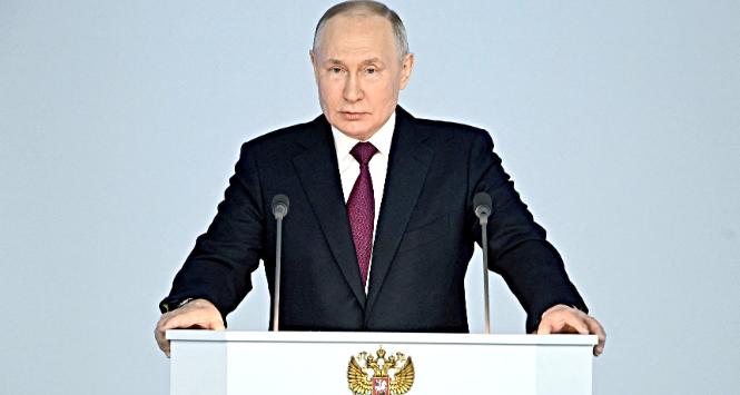Władimir Putin, 21 lutego 2023 r.