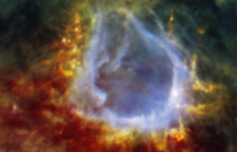 Obraz z obserwatorium Herschela.