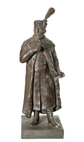 Stefan Batory przedstawiony na posążku z XIX w.