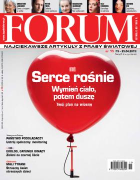 Artykuł pochodzi z najnowszego 14 numeru tygodnika FORUM w kioskach od poniedziałku 15 kwietnia 2013 r.