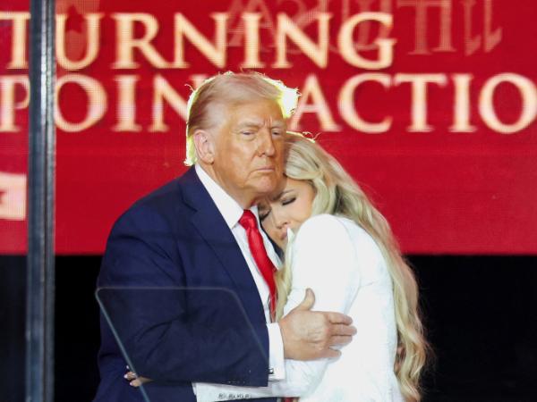 Donald Trump i Erika Kirk, 21 września 2025 r.