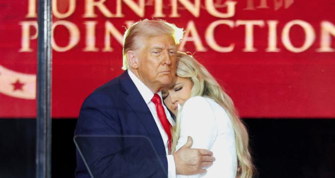 Donald Trump i Erika Kirk, 21 września 2025 r.