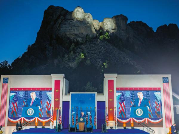 Przemówienie Donalda Trumpa pod górą Rushmore