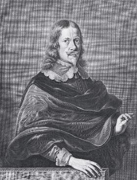 Astronom Jan Heweliusz; portret z epoki.