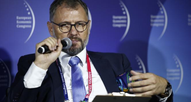 Krzysztof Zamasz, jeden z faworytów do prezesury Orlenu. Zdjęcie z Europejskiego Kongresu Gospodarczego w Katowicach w 2019 r.