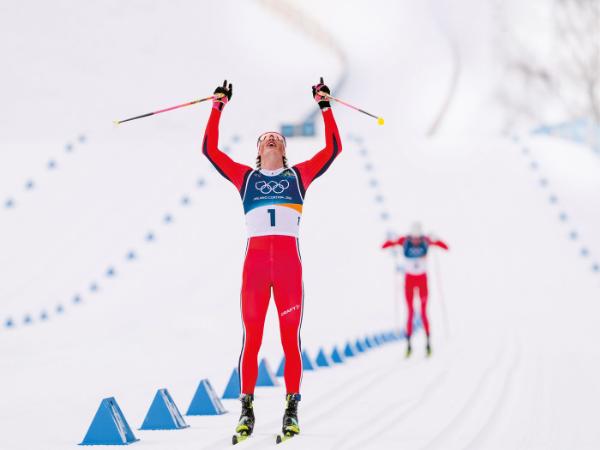 Johannes Klaebo, rekordzista zimowych igrzysk olimpijskich. Do tej pory zdobył 13 medali, w tym 11 złotych (a 6 z nich zdobył teraz).