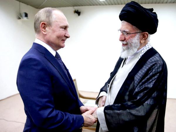 Władimir Putin i ajatollah Ali Chamenei, Teheran, lipiec 2022 r.