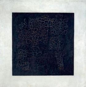 Kazimierz Malewicz: „Czarny kwadrat na białym tle” (1915 r.)