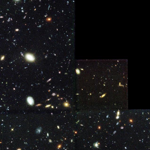Naukowcy byli zdumieni ogromną liczbą galaktyk, który znalazły się na pierwszej fotografii głębokiego pola wykonanej przez Kosmiczny Teleskop Hubble’a w 1995 roku.