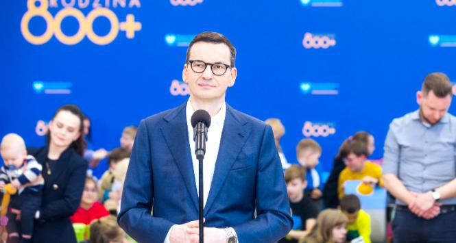 Premier Mateusz Morawiecki w Otwocku, 15 maja 2023 r.