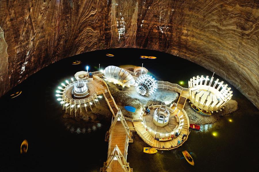 Salina Turda – kopalnia soli (Rumunia).