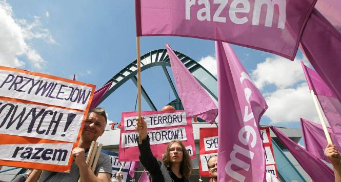 Demonstracja Partii Razem