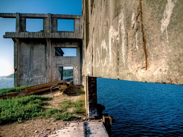 Opuszczona torpedownia w Gdyni