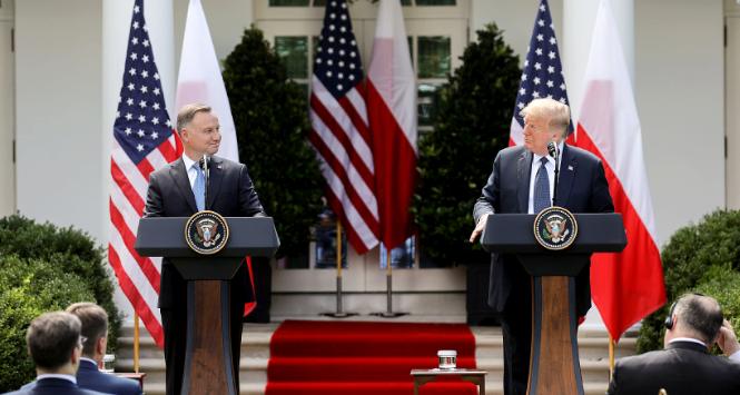 Andrzej Duda spotkał się w Białym Domu z Donaldem Trumpem, 18 czerwca 2020 r.