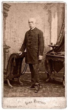 Ernest Malinowski na zdjęciu zrobionym w Limie, 1886 r.
