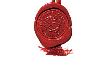 Pieczęć z traktatu rzymskiego, podpisanego 25 marca 1957 r.