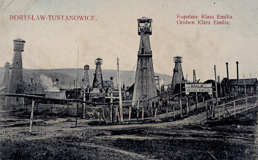 W II połowie XIX w. Borysław zmienił się ze spokojnej wsi w spore przemysłowe miasteczko.