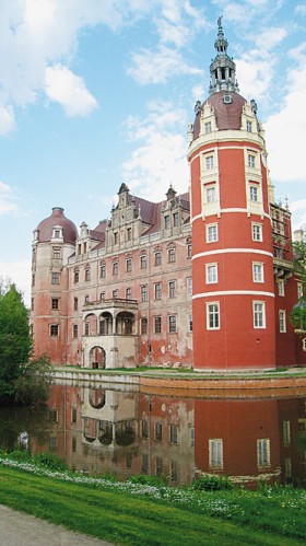 Bad Muskau, pałac w Parku Mużakowskim.