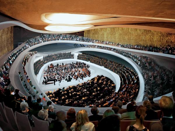 Projekt z 2010 r.: Sinfonia Varsovia Concert Hall. Niezrealizowany.