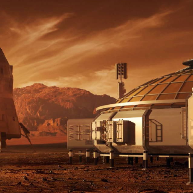 Kadr z filmu „Marsjanin”.