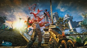 Screen z gry Bulletstorm, wyprodukowanej przez People Can Fly.