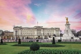 Pałac Buckingham w Londynie.