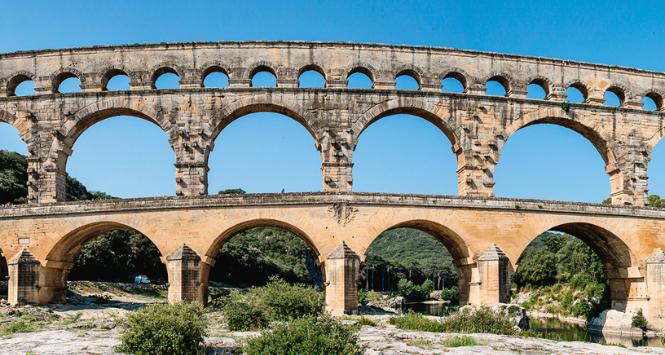 Akwedukt Pont du Gard.