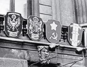 Wiedeńska siedziba Alianckiej Komisji ds. Austrii, 1955 r.