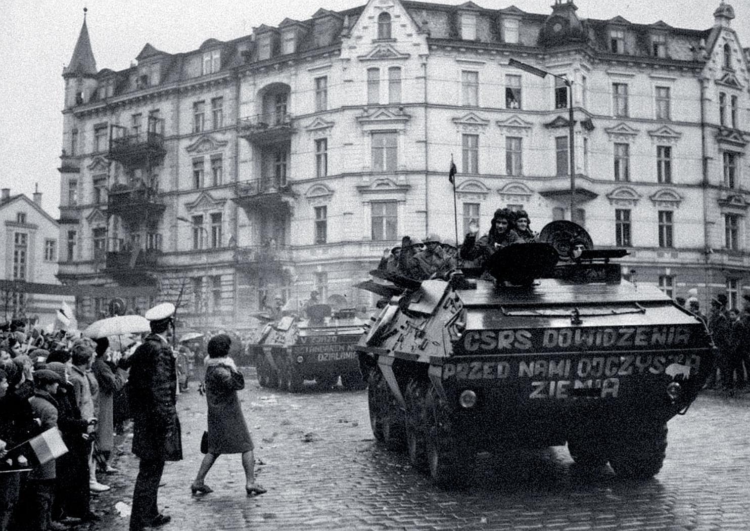 Операция Дунай Чехословакия 1968 г солдаты