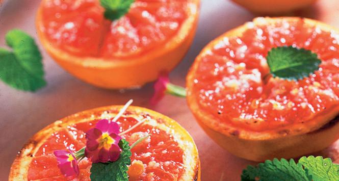 Grapefruity z grilla