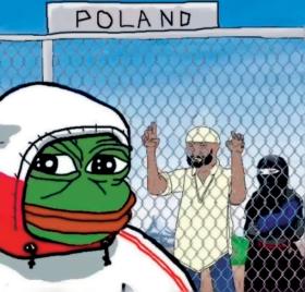 Pepe przy polskiej granicy