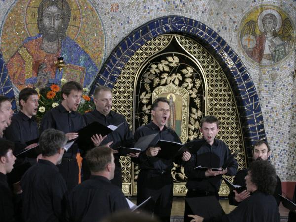 Zespół Kairos w akcji wokalnej