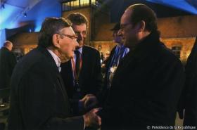 Spotkanie z prezydentem Francji François Hollandem oraz ambasadorem tego kraju w Polsce  Pierre Buhlerem.
