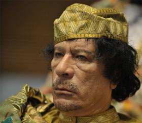 Muammar Kaddafi w 2009 r.