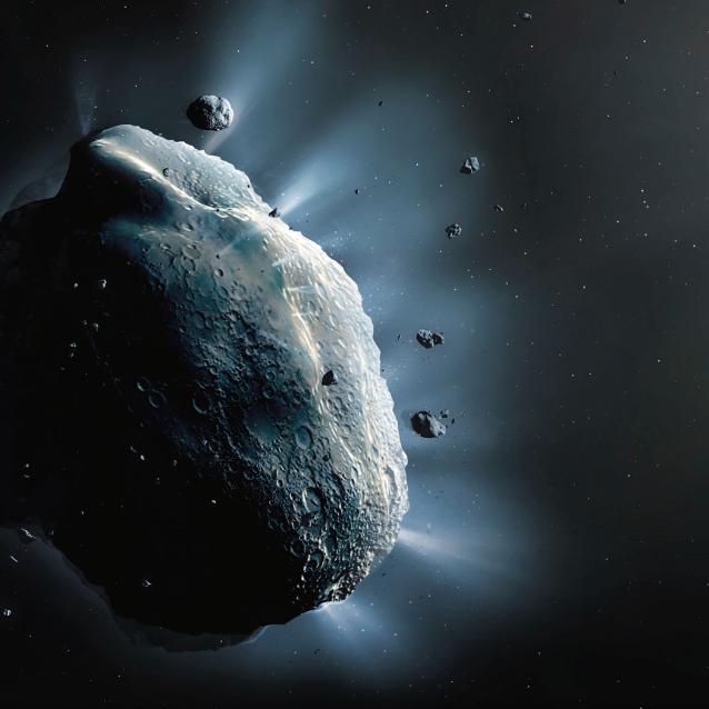 Asteroida 3200 Phaethon. Należy do najbliższej grupy Apolla. Okrąża Słońce dwa razy bliżej niż Merkury. Potencjalnie zagraża Ziemi. Skraca okres obrotu.