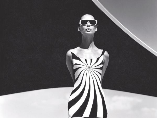 F.C. Gundlach, Moda w stylu op-art, Grecja 1966 r.