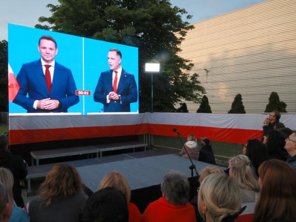 Rafał Trzaskowski i Karol Nawrocki. Debata prezydencka, 23 maja 2025 r.