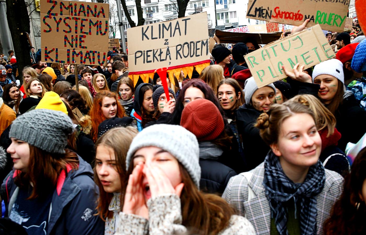 Strajk dla klimatu, Warszawa, 15 marca 2019 r.