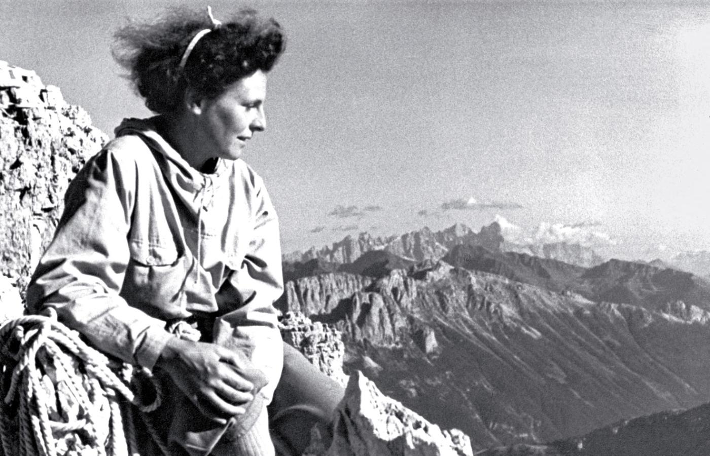 Leni Riefenstahl w górach, 1938 r.