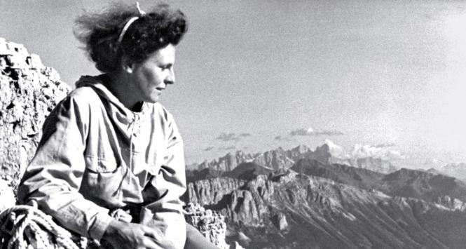 Leni Riefenstahl w górach, 1938 r.
