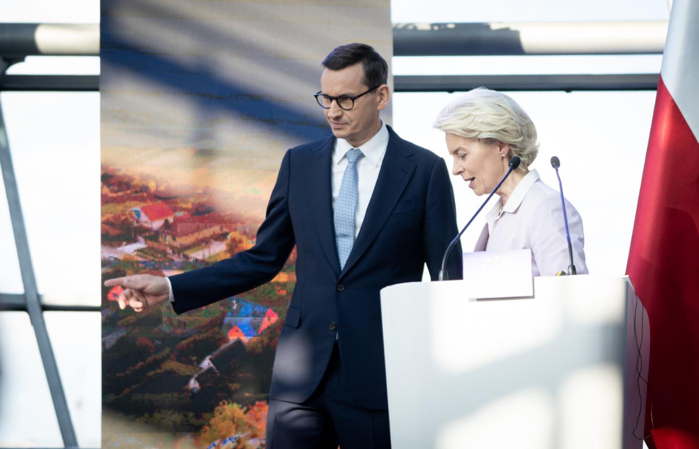 Premier Mateusz Morawiecki i szefowa KE Ursula von der Leyen. Warszawa, 2 czerwca 2022 r.
