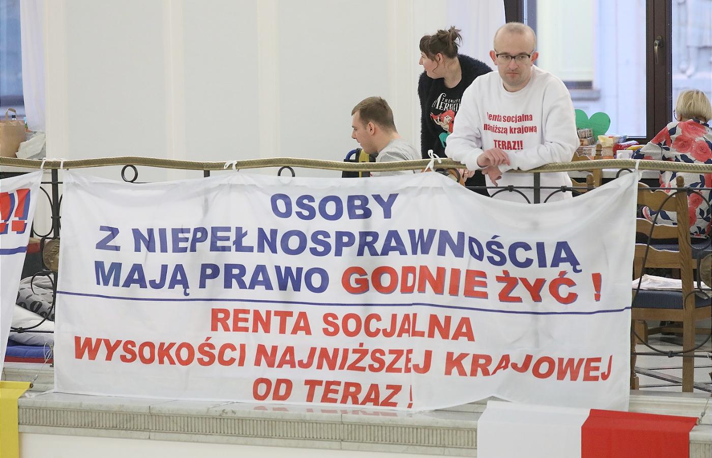 Czwarty dzień protestu okupacyjnego w Sejmie