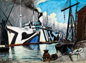 SS „Sardinian”, obraz Johna Everetta.