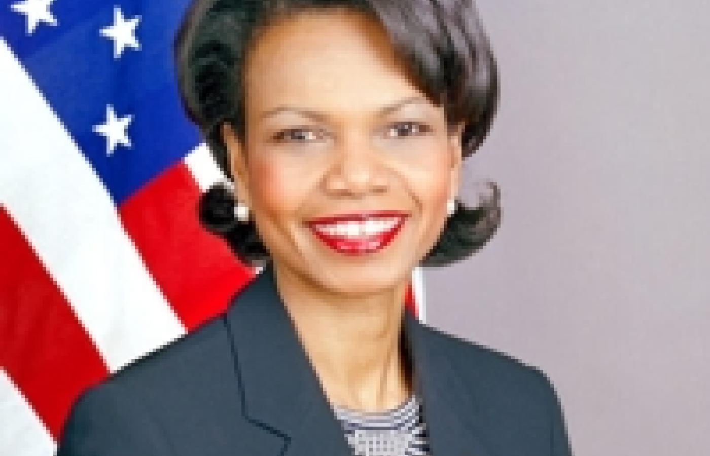 Condoleezza Rice - sekretarz stanu USA