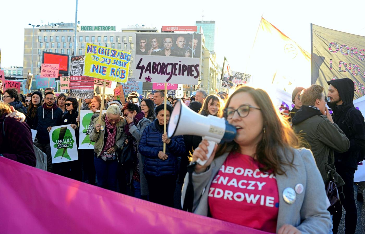 Marsz przeciwko zakazowi aborcji w Warszawie