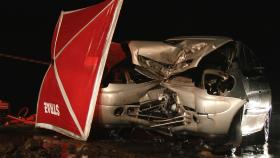 Citroën – jak wyliczyli potem biegli – jedzie w tym momencie z szybkością ok. 60 km na godz.